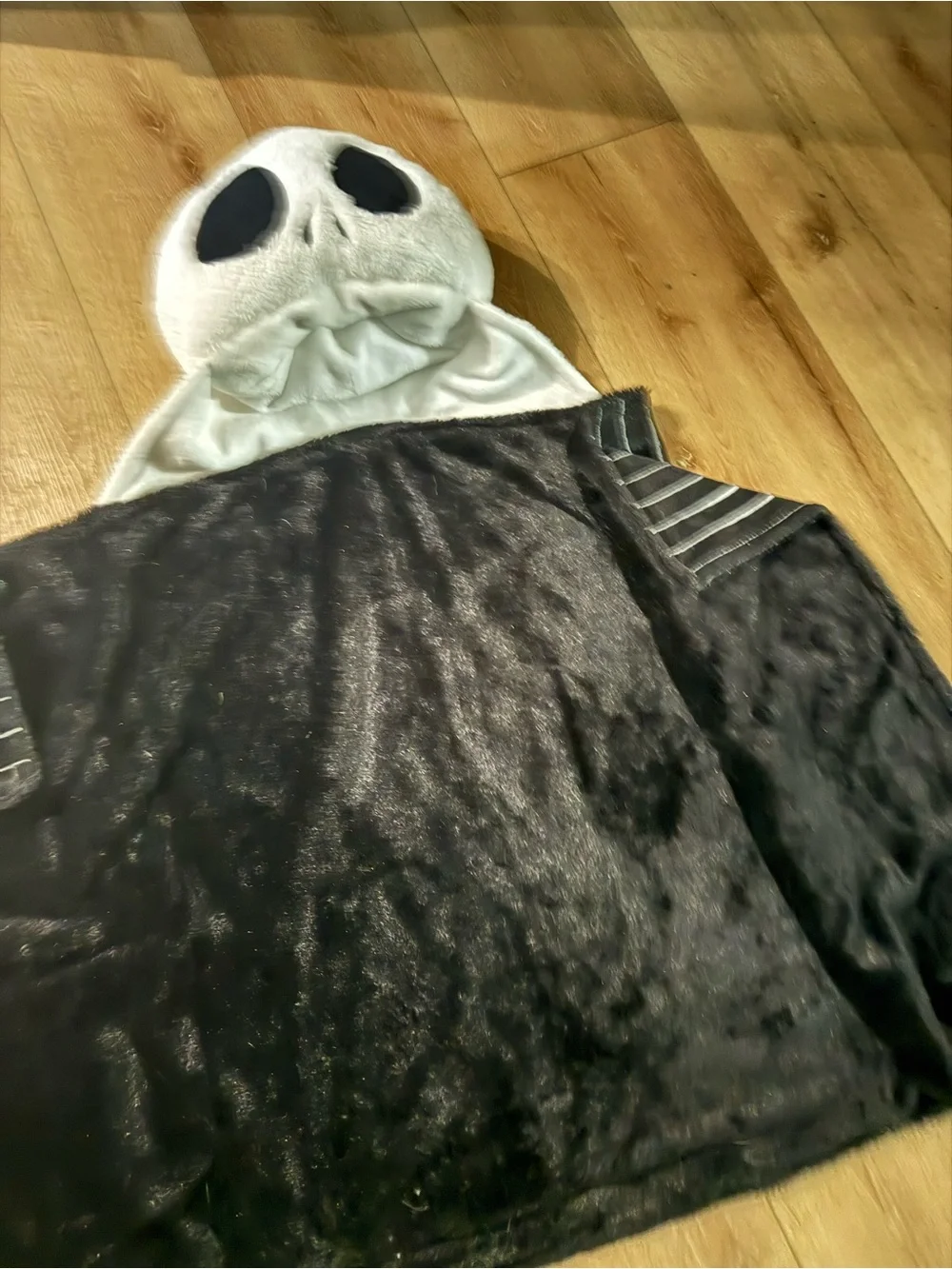 🎃The Nightmare Before Christmas Jack Skellington Plush Hooded Throw Blanket